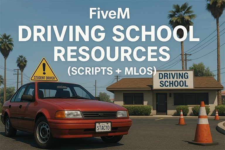 FiveM Driving School Resources (Scripts + MLOs)