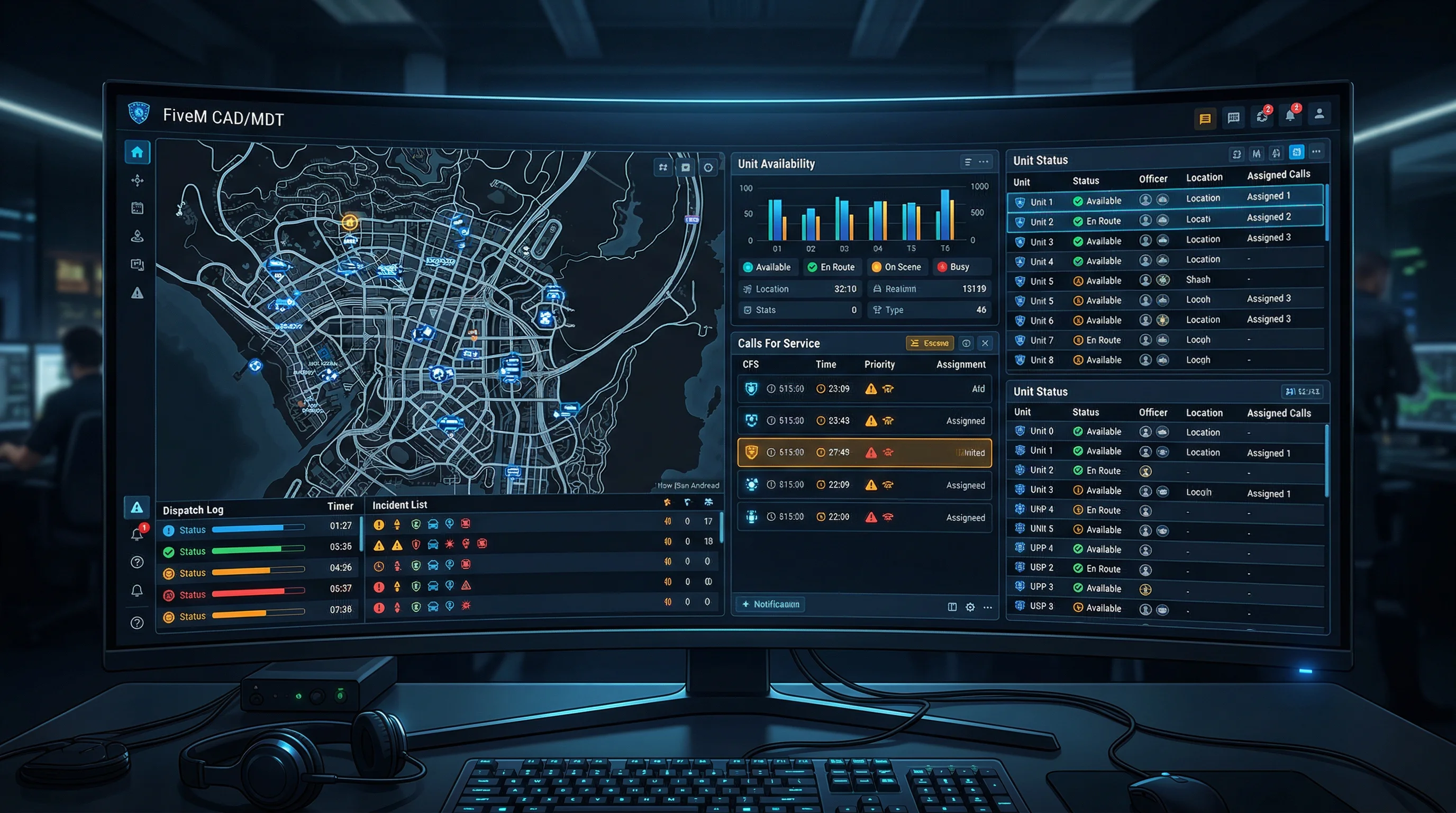 Best FiveM CAD, MDT & Dispatch Systems 2026: Complete Guide