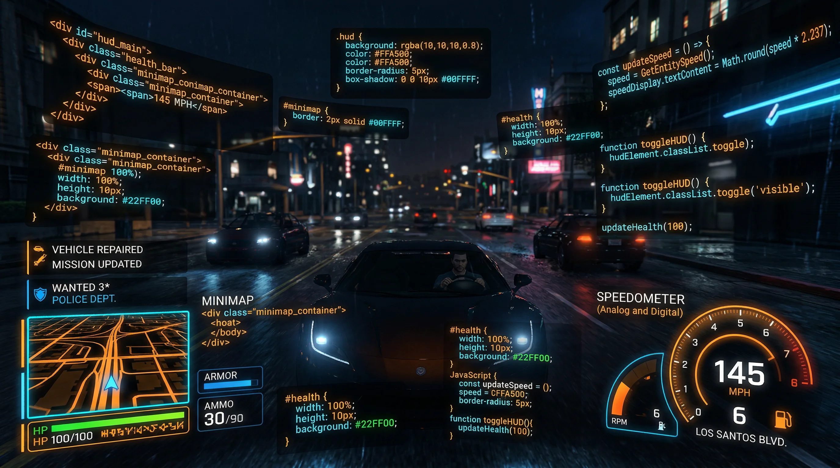 FiveM Custom HUD erstellen: NUI Tutorial von Grund auf (2026)