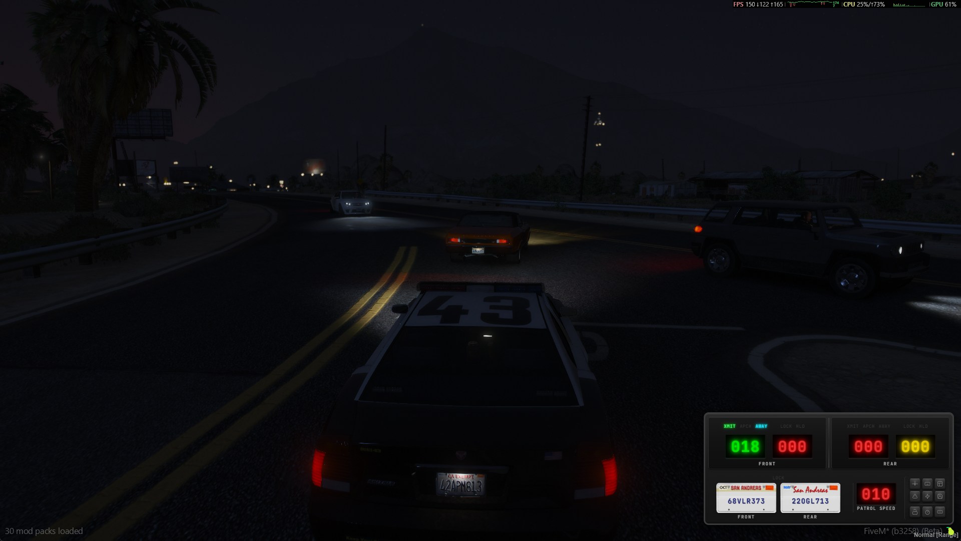 Police Radar LED Glow Preview