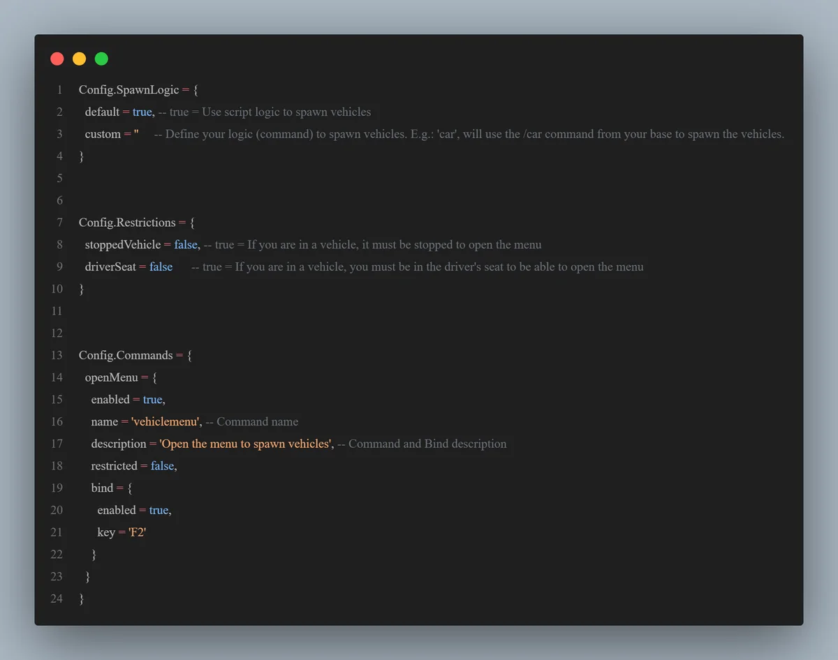 FiveM Vehicle Spawn Menu Standalone Script - Bild 3