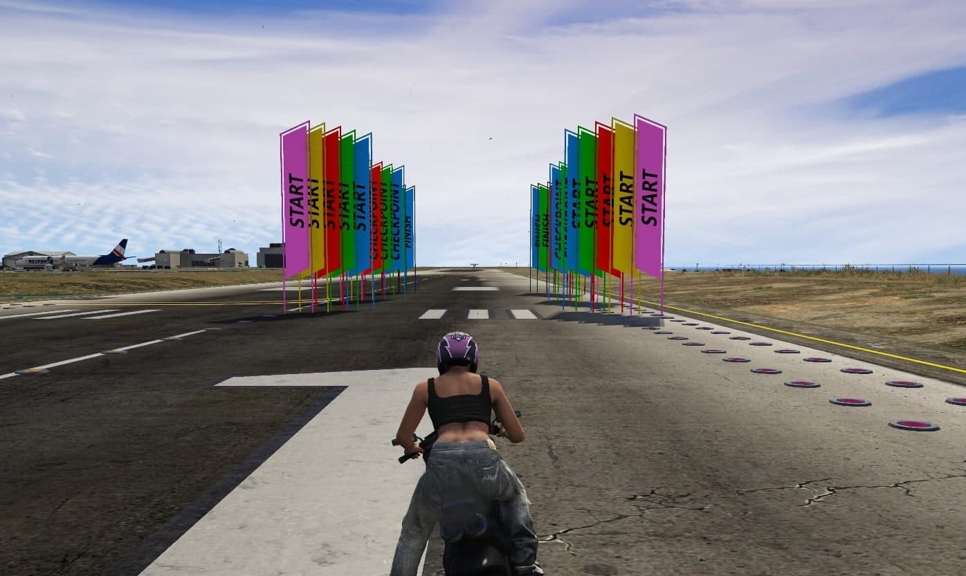 Racing Checkpoint Flags Preview