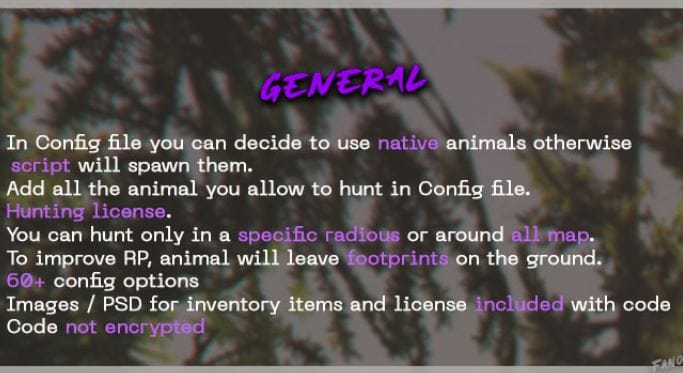 FiveM ESX Hunting Script 2