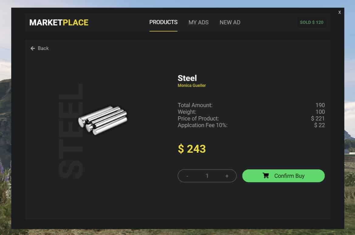 MarketPlace System (ESX/QB/VRP) 2