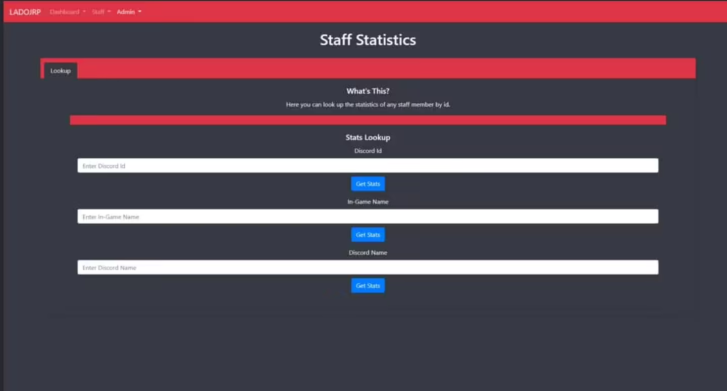 Staff Portal (Web Panel) - Warn, Kick, Ban, Command 10