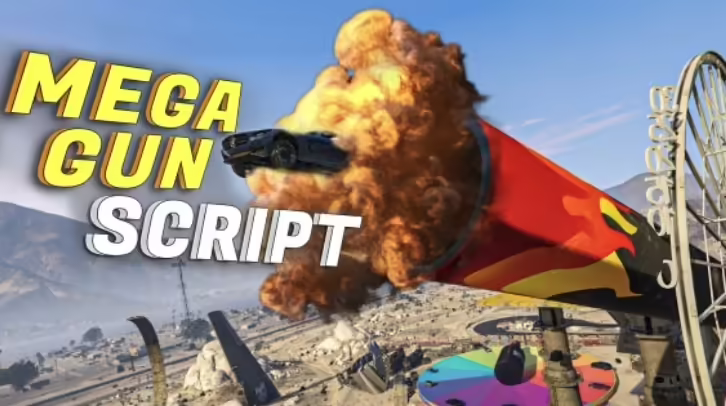 Car Mega Gun (MLO+Script Minigame)