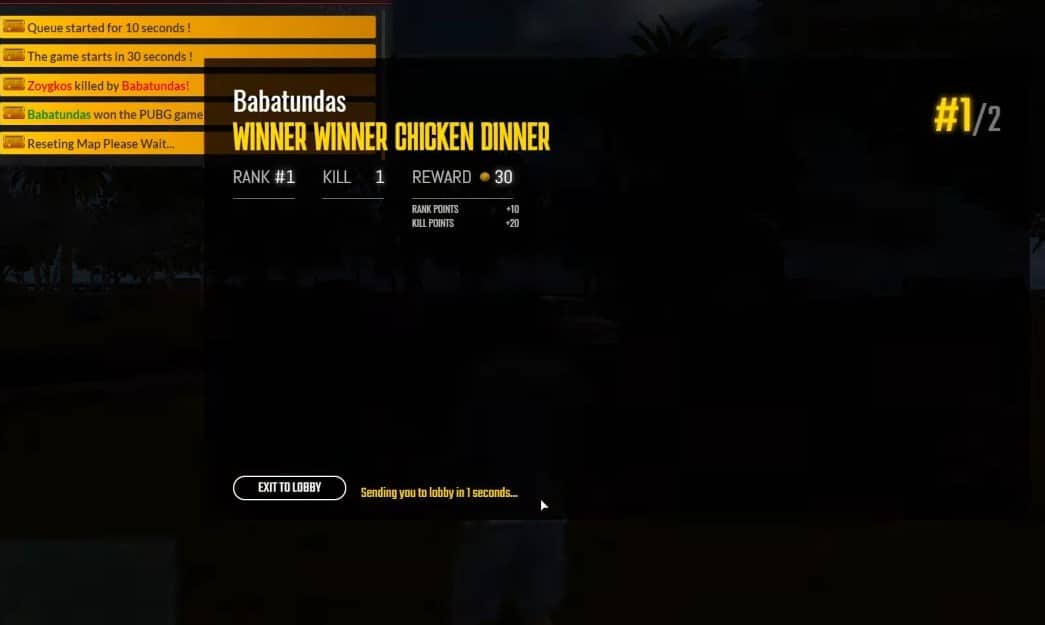 Pubg Game System (VIP) 3