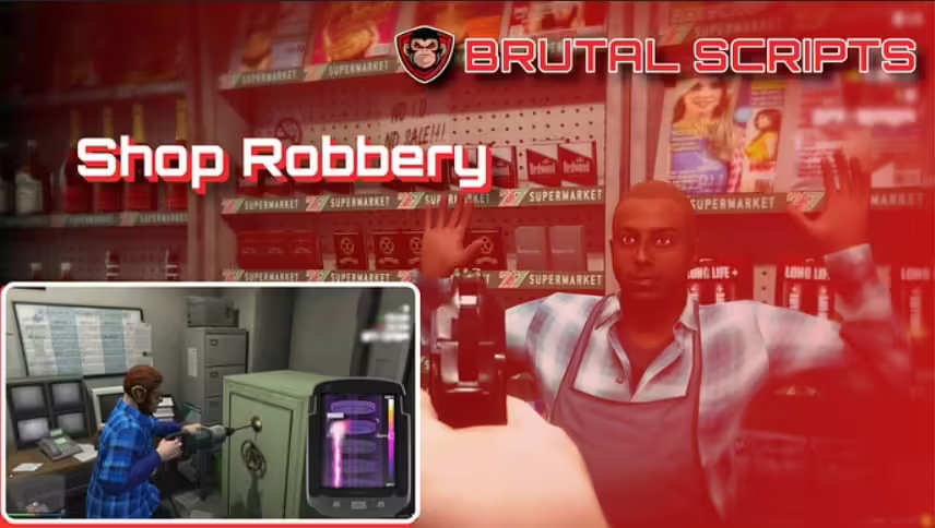 Shop Robbery [ESX & QB] Brutal Scripts