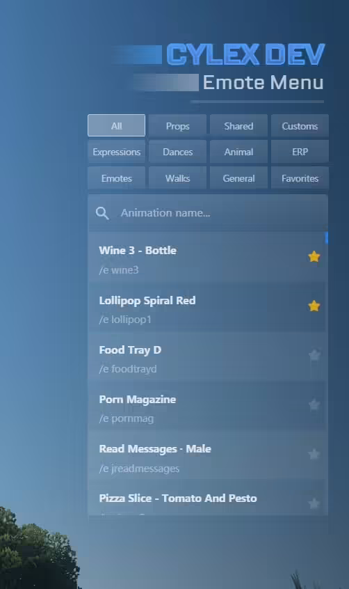 Animation Menu (Custom Emotes, Dances) 2