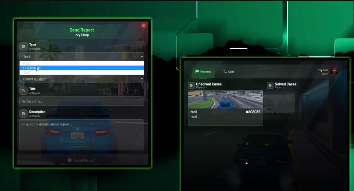 Report System (izzy) 2