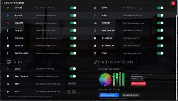 OC HUD v2 – ESX (NOW FREE) – Free FiveM HUD | FiveMX