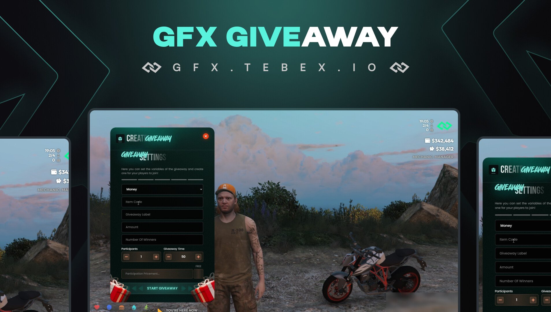 GFX Advanced Giveaway Script