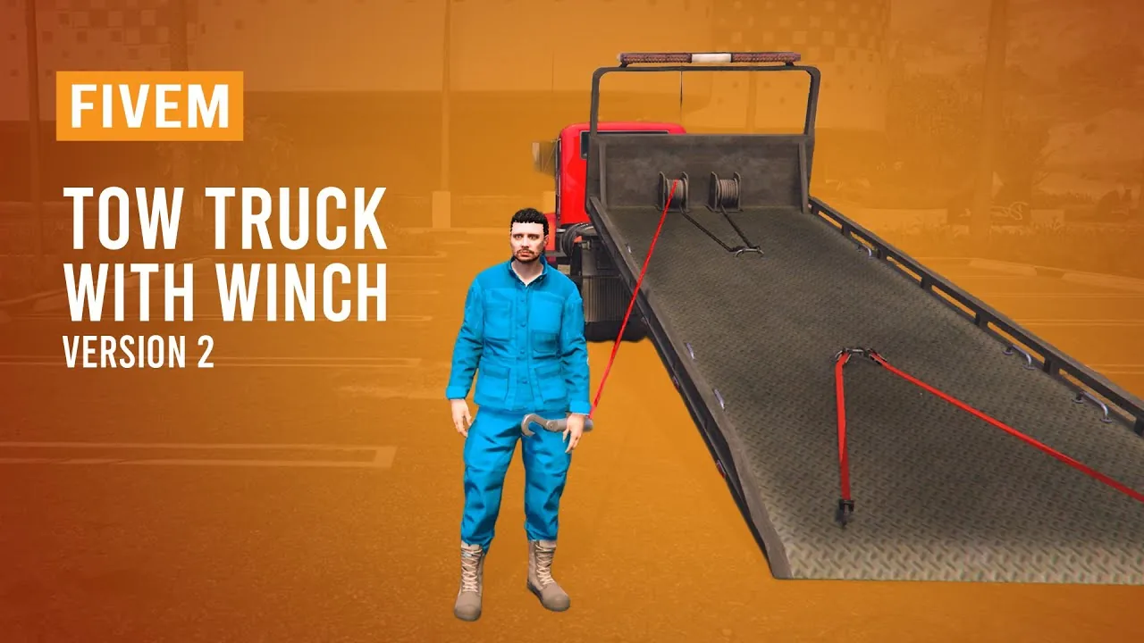 Tow Truck with Winch (v2)