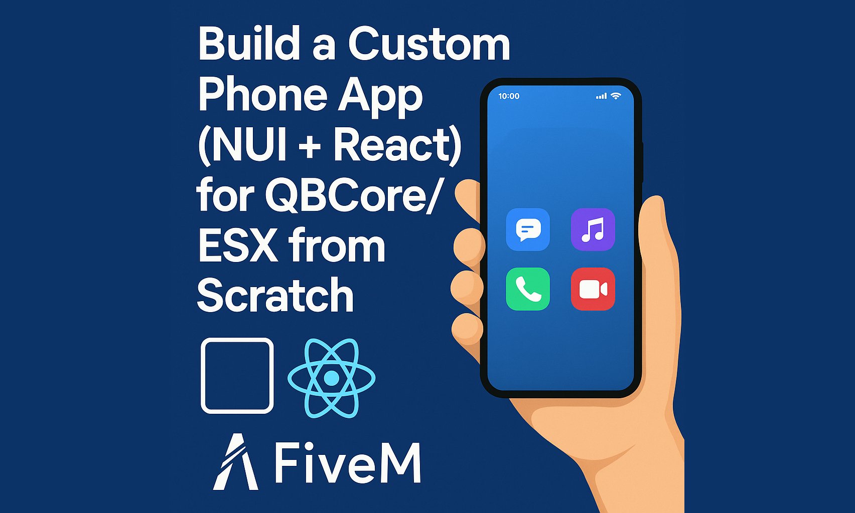 Build a Custom Phone App (NUI + React) for QBCore/ESX fro…