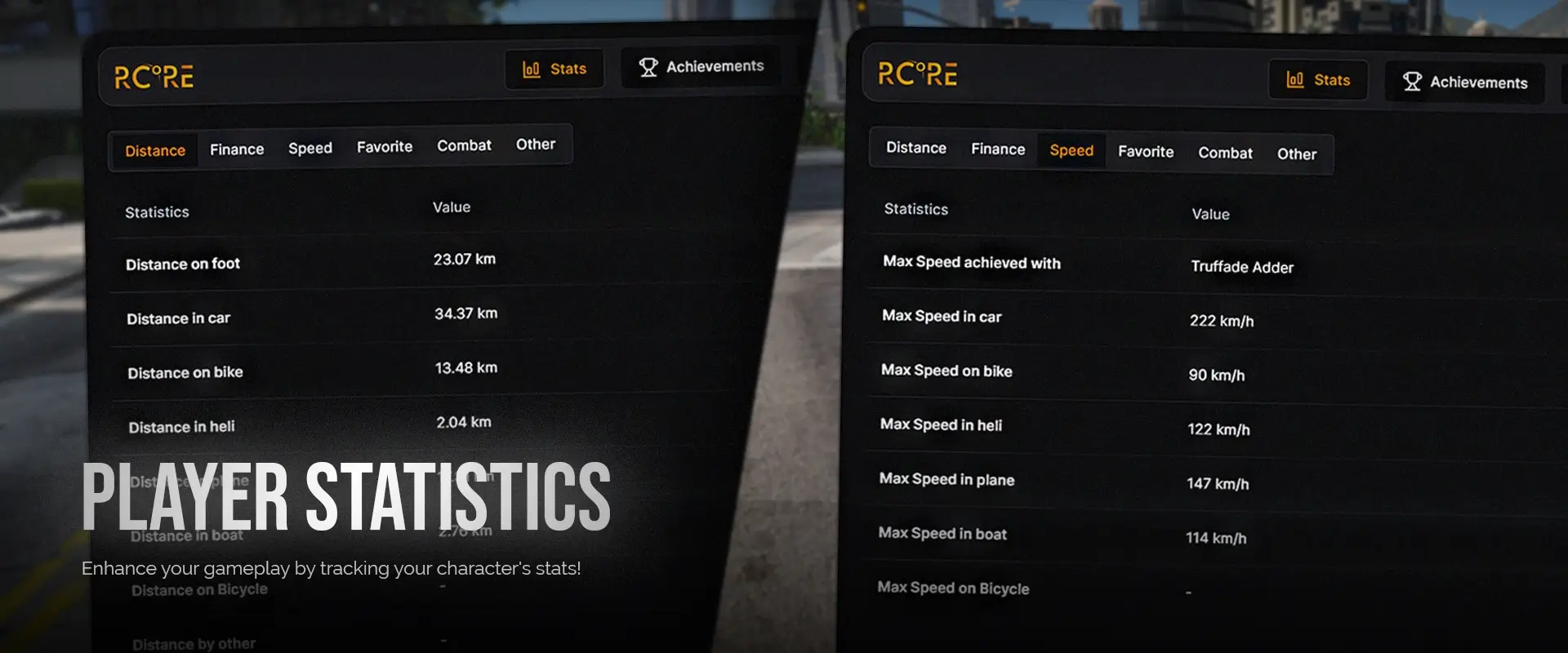 Statistics & Achievements 4